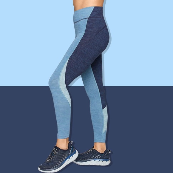 OV TechSweat Tri-Color Leggings Blue XL - Picture 1 of 13